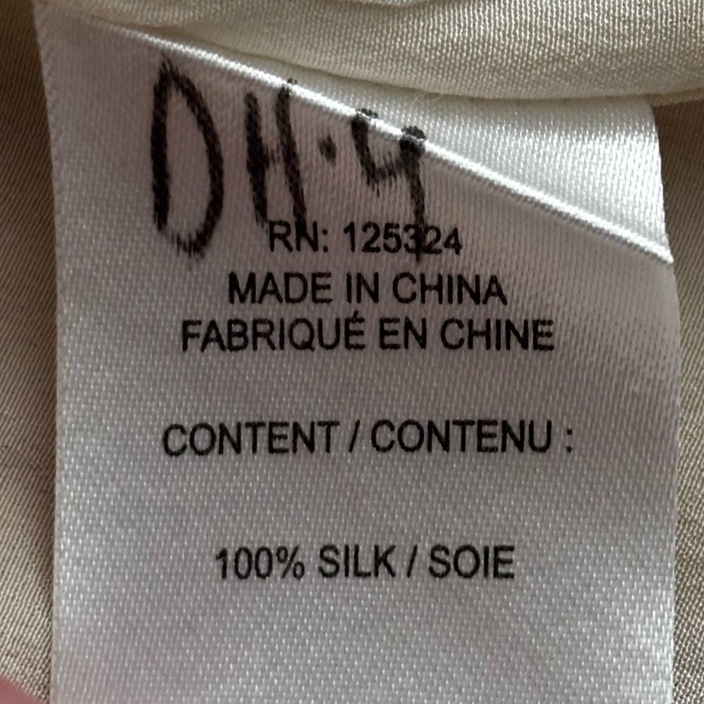 Haute Hippie 100% silk beige & crm lined slip dress SZ S preppy quiet luxury - Picture 6 of 7